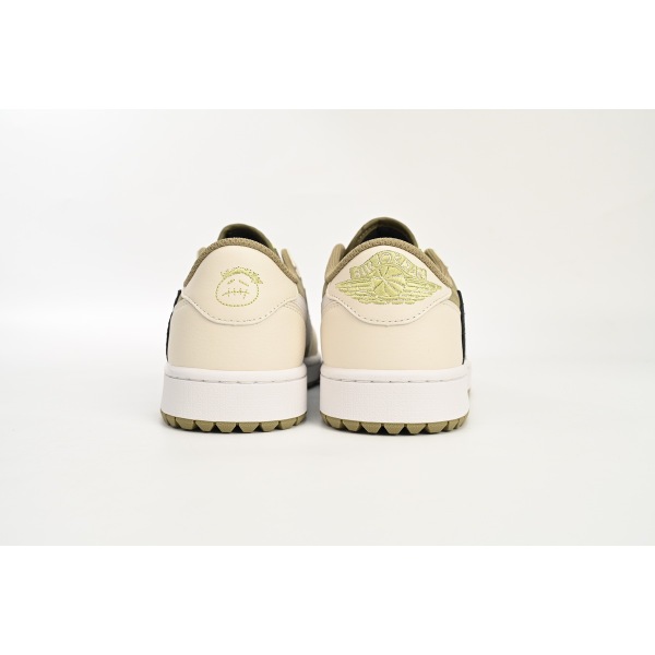 LJR Jordan 1 Retro Low Golf Travis Scott Neutral Olive, FZ3124-200