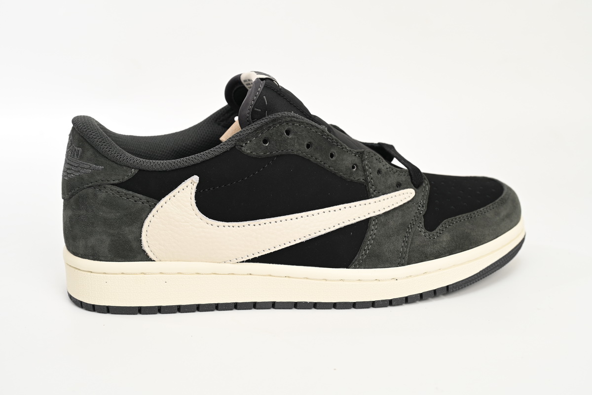 LJR Jordan 1 x Travis Scott Low Black Grey Low Help,DM7866-001