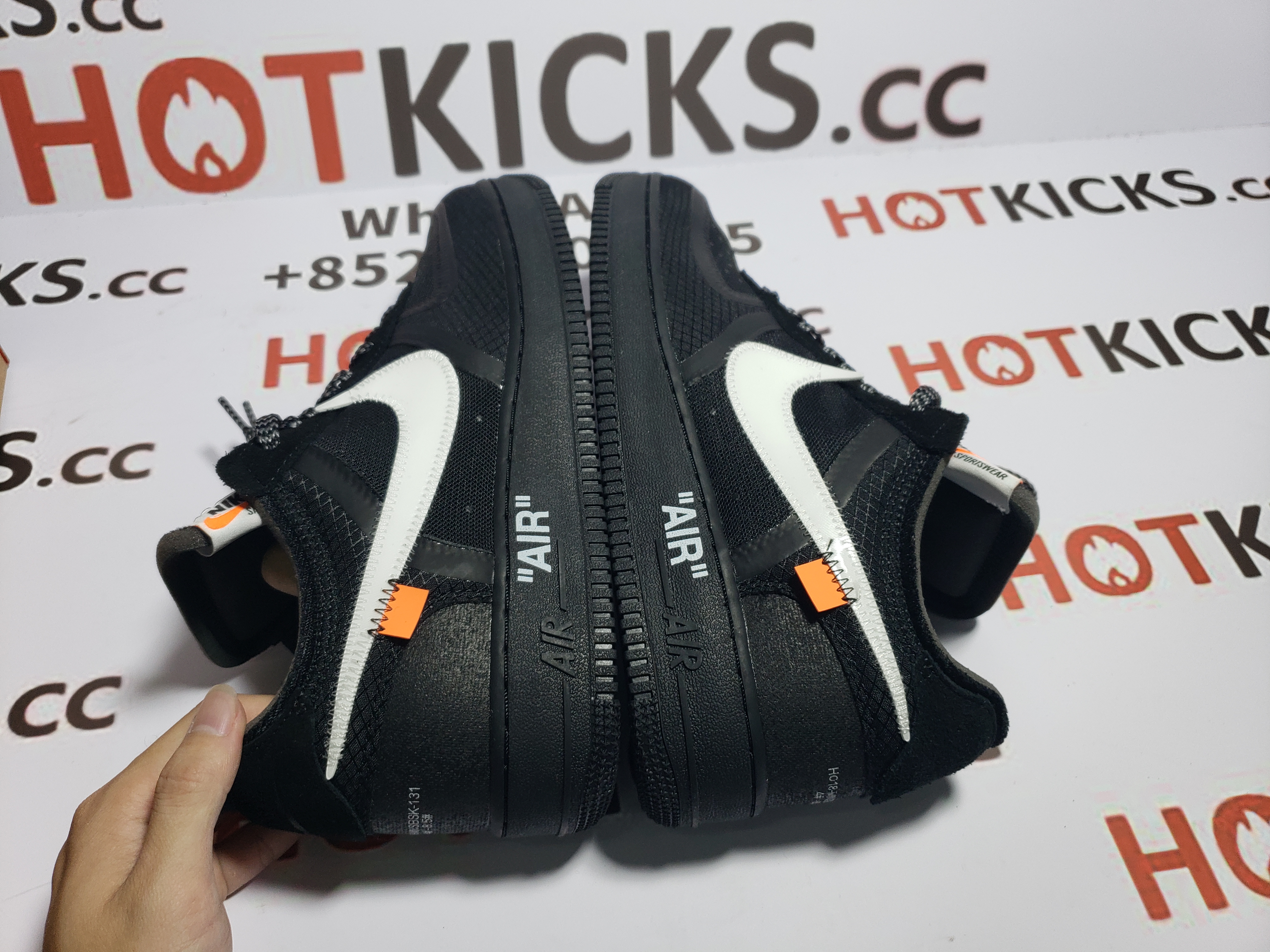 LJR Air Force 1 Low Off-White Black White，AO4606-001 