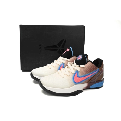 LJR Kobe 6 Protro Brown Red Blue,869457-007 02