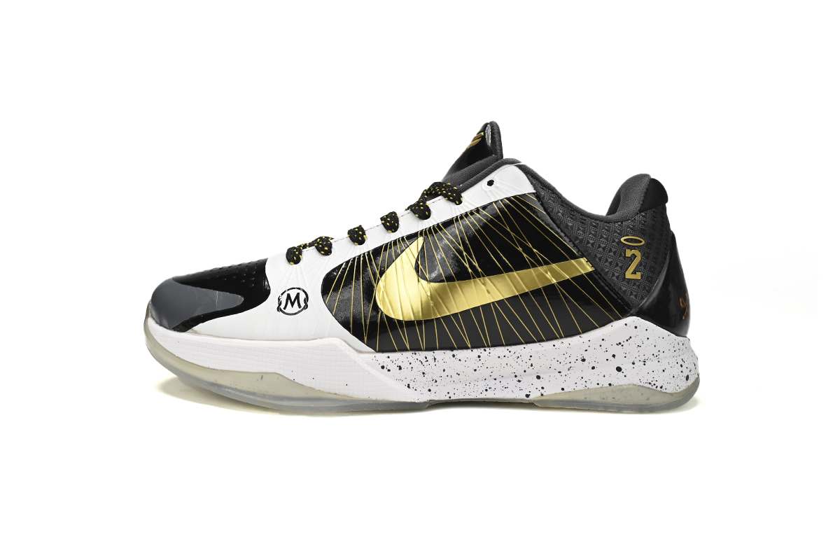 LJR Kobe 5 Protro Black White Gold,CD0824-127