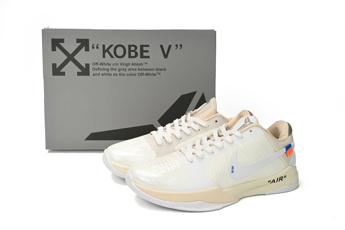 LJR Kobe 5 Zoom Off-White STY CUSTOM,DB4796-101