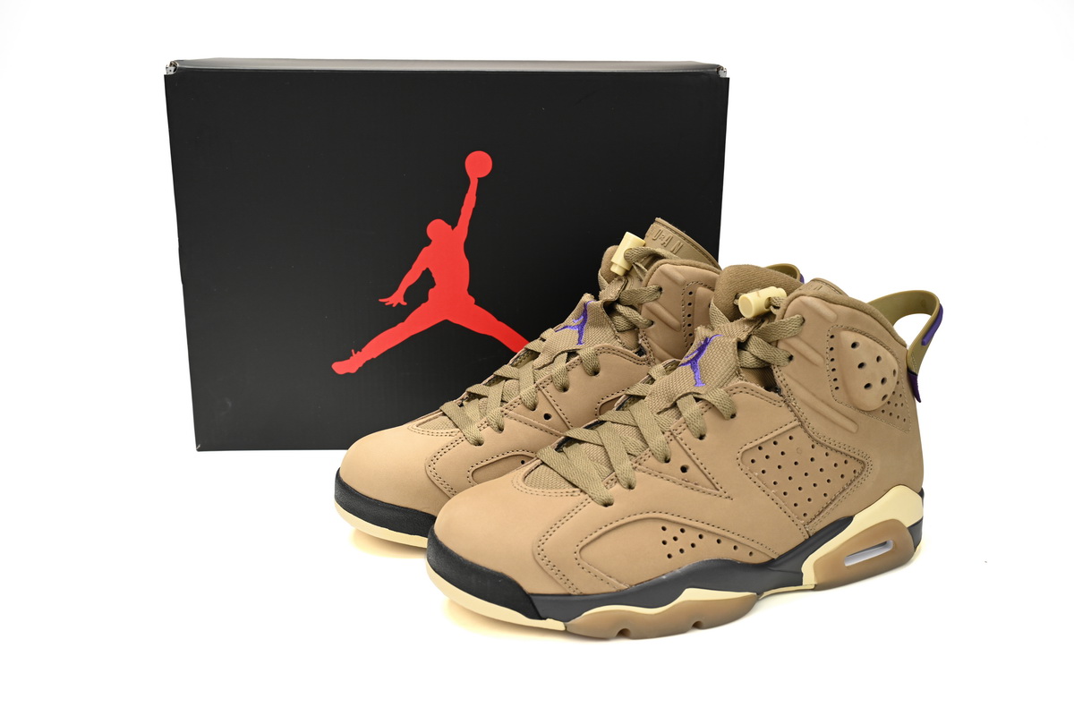 LJR Jordan 6 Retro Gore Tex Brown Kelp,FD1643-300