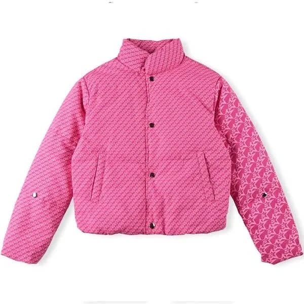 SP5DER 5Star Pink Puffer Jacket