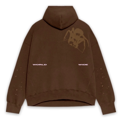 SP5DER Thug Hoodie Brown(M) 02