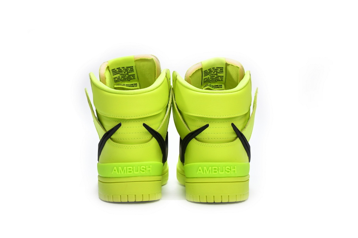 LJR Dunk High AMBUSH Flash Lime,CU7544-300