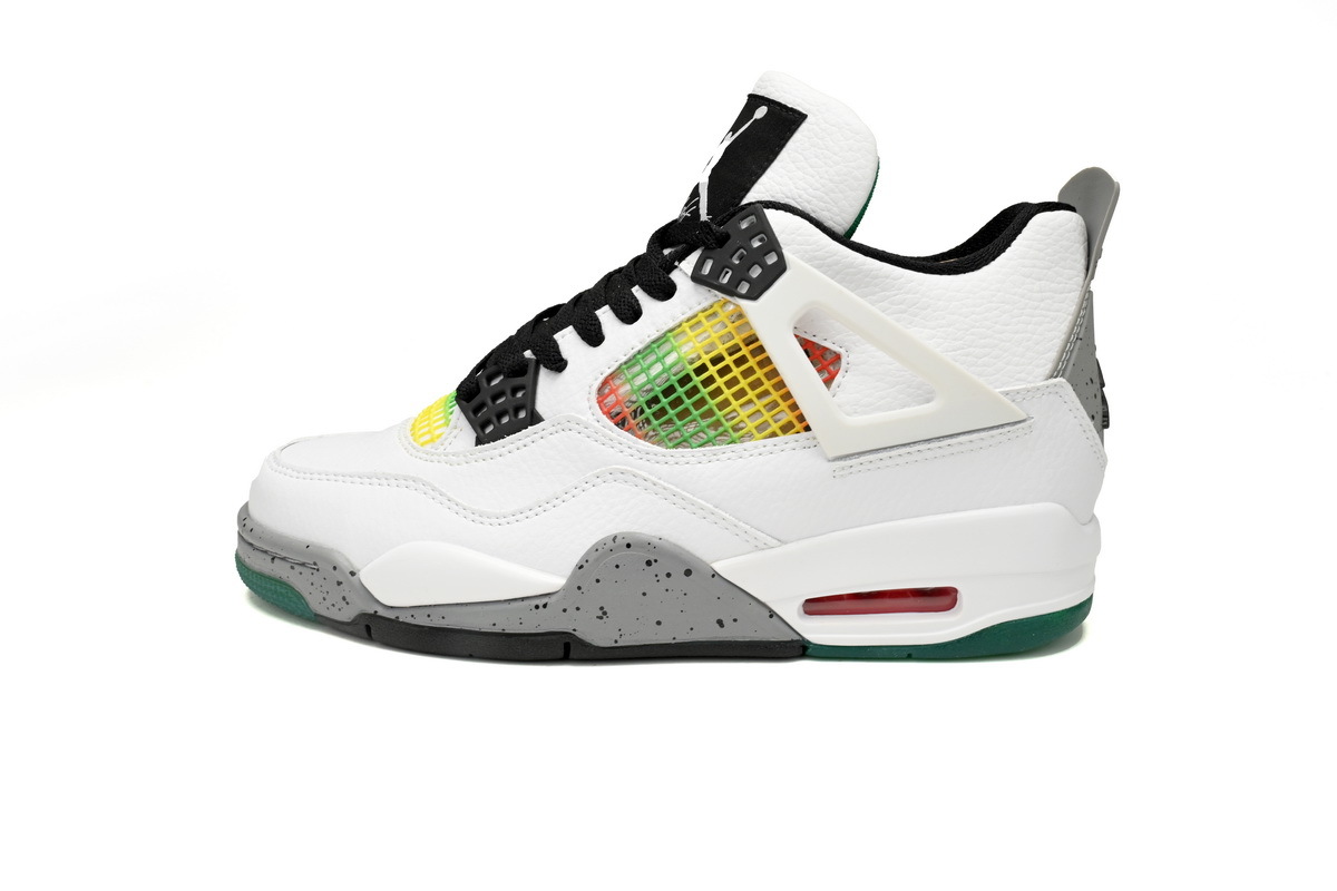 OG Jordan 4 Retro Lucid Green Rasta,AQ9129-100