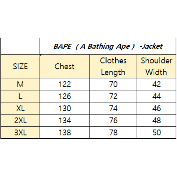 BAPE Cotton clothes 7361