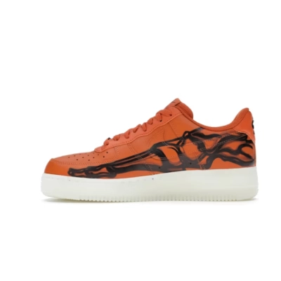 OG Air Force 1 Low Orange Skeleton Halloween,CU8067-800 01