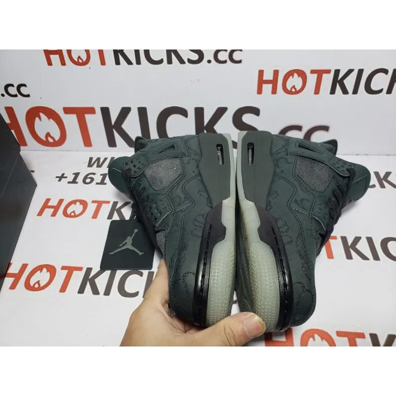 LJR Jordan 4 Retro Kaws Black，930155-001