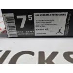 LJR Jordan 4 Retro Kaws Black，930155-001