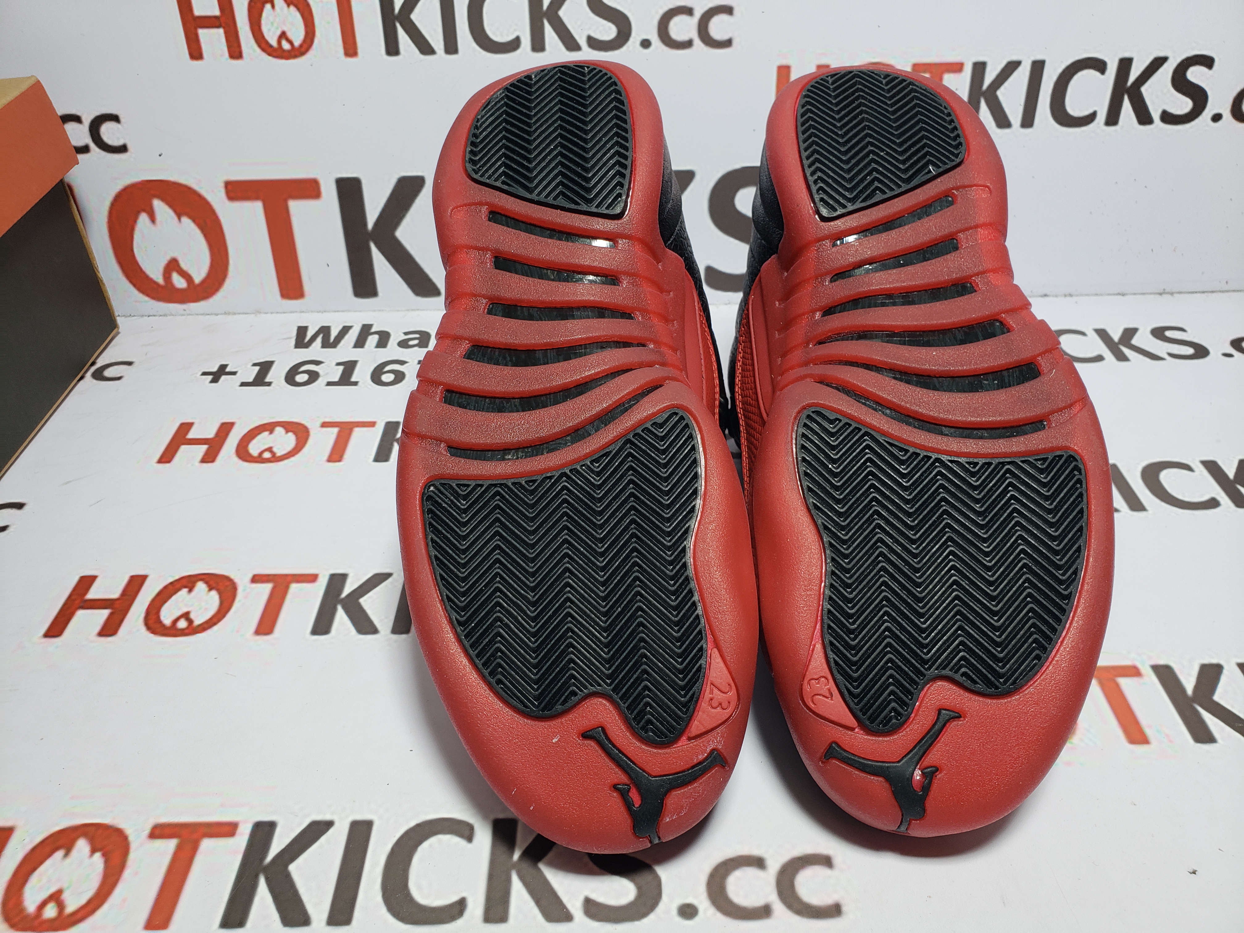 LJR Jordan 12 Retro Flu Game Black Red,130690-002