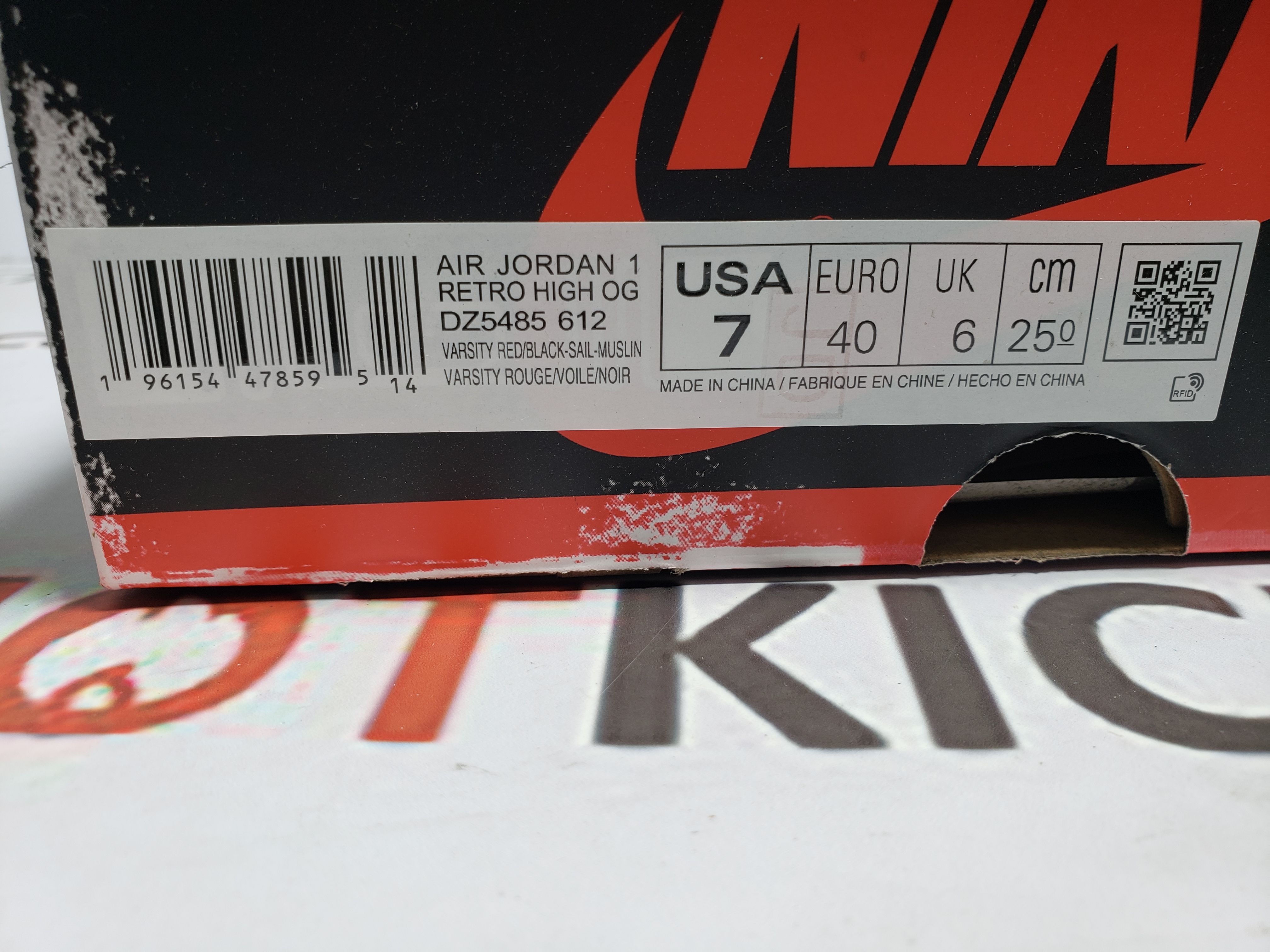 LJR Jordan 1 Retro High OG Lost and Found, DZ5485-612