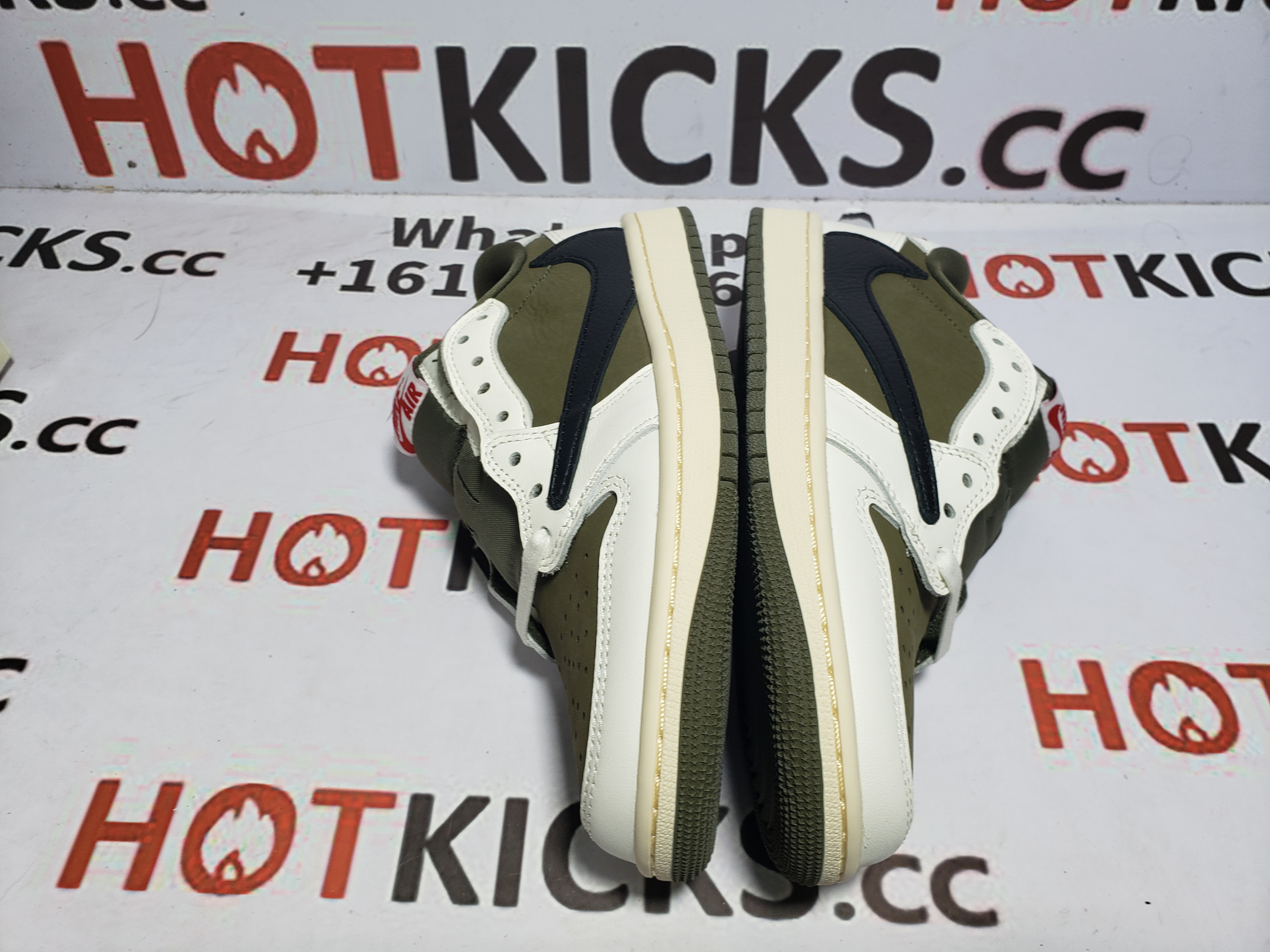 LJR Jordan 1 Low OG Travis Scott Olive,DM7866-200