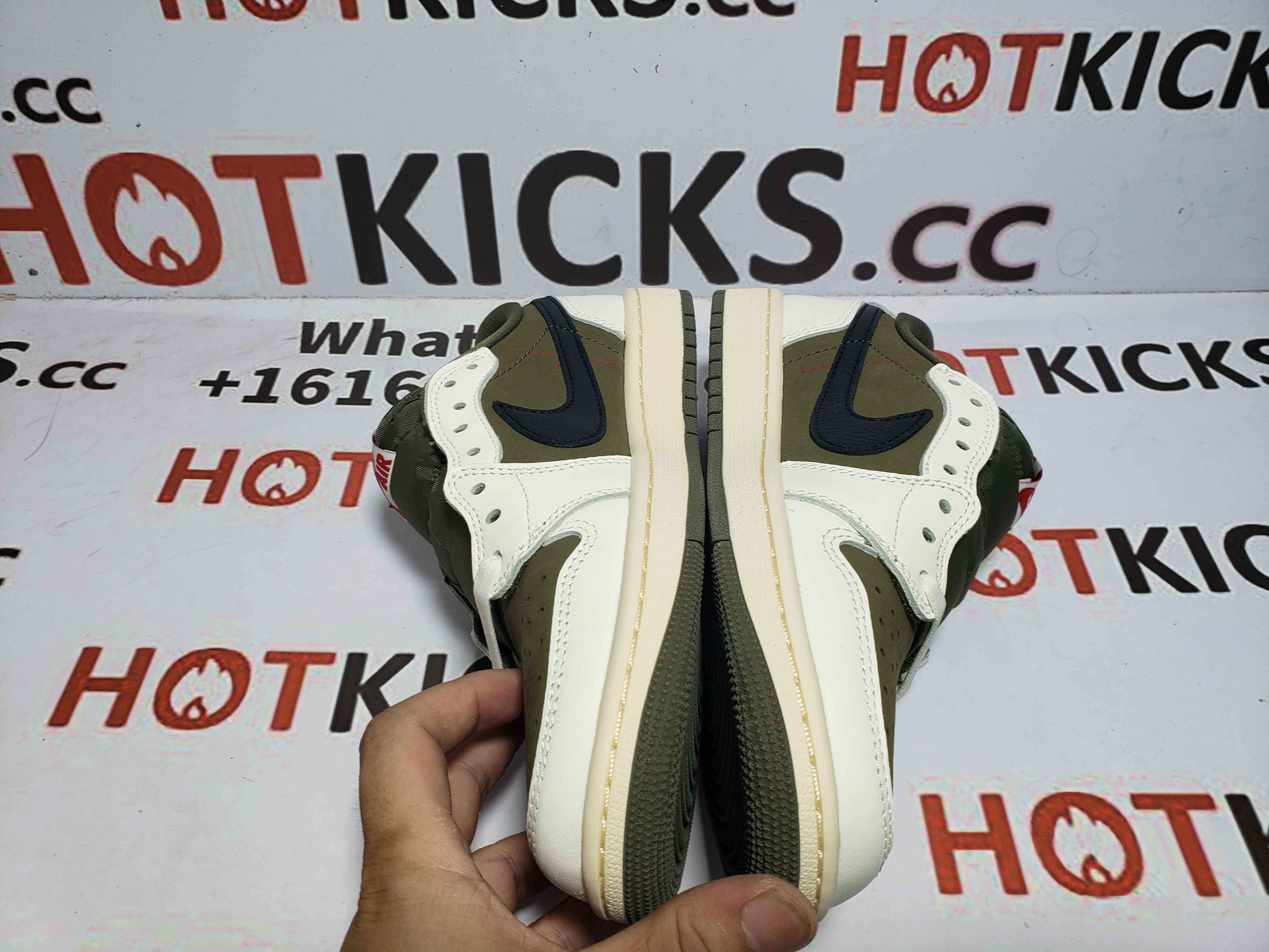 LJR Jordan 1 Low OG Travis Scott Olive,DM7866-200