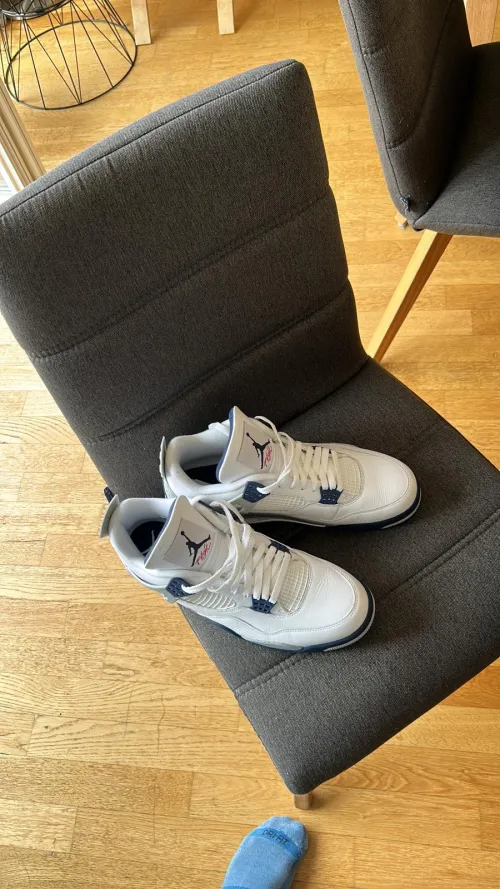 LJR Jordan 4 Retro White Midnight Navy,DH6927-140 review 