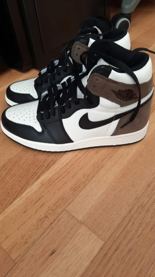 LJR Jordan 1 Retro High Dark Mocha，555088-105  review 