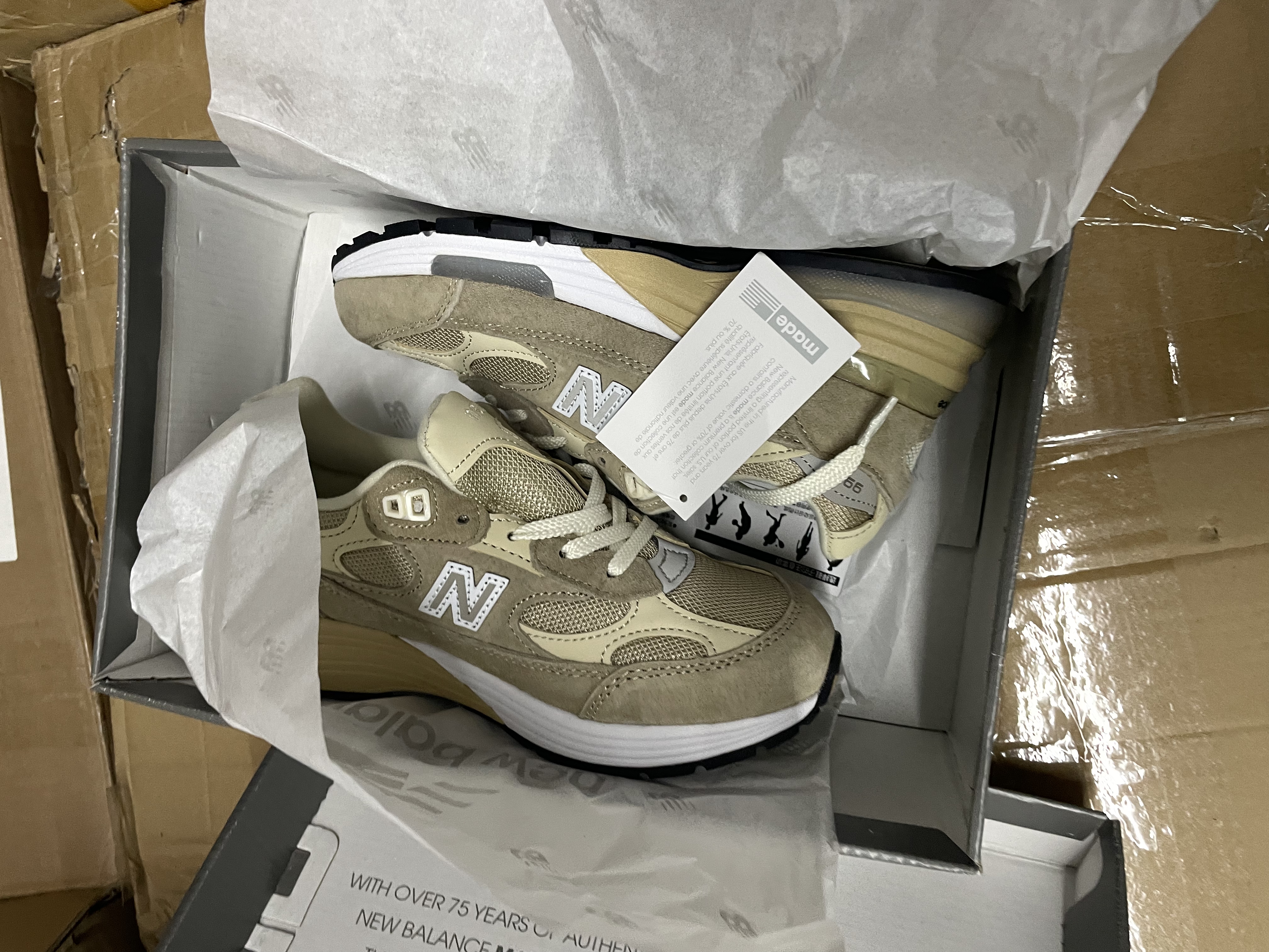 OG New Balance 992 Tan, M992TN review ninei