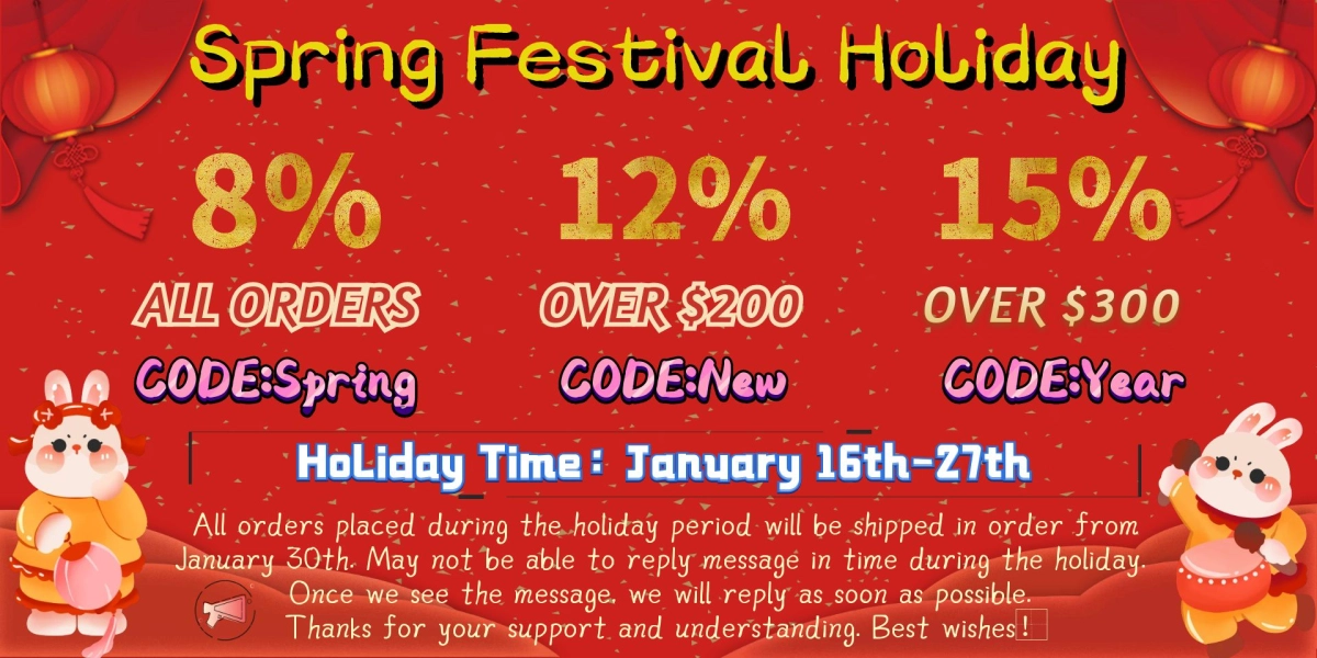 Hotkicks Spring Festival Holiday Notice