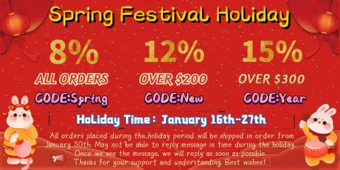Hotkicks Spring Festival Holiday Notice
