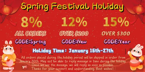 Hotkicks Spring Festival Holiday Notice