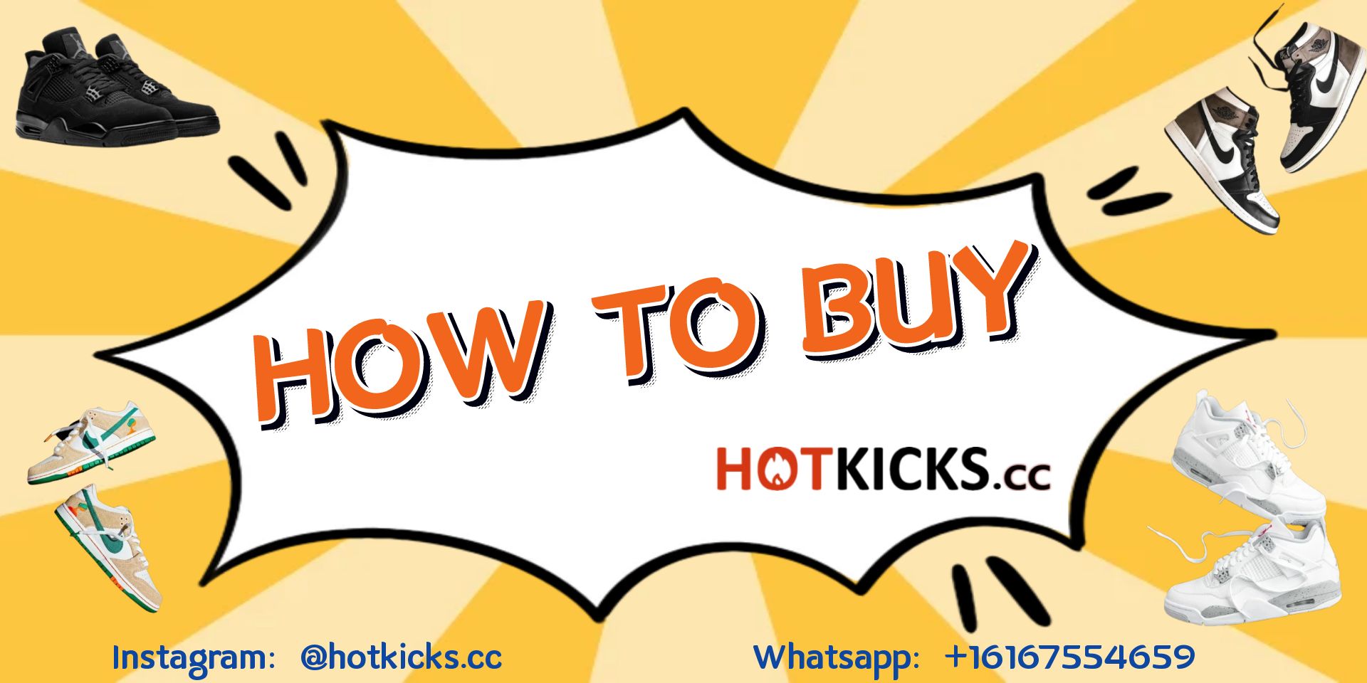 HOW TO ORDER FROM HOTKICKS