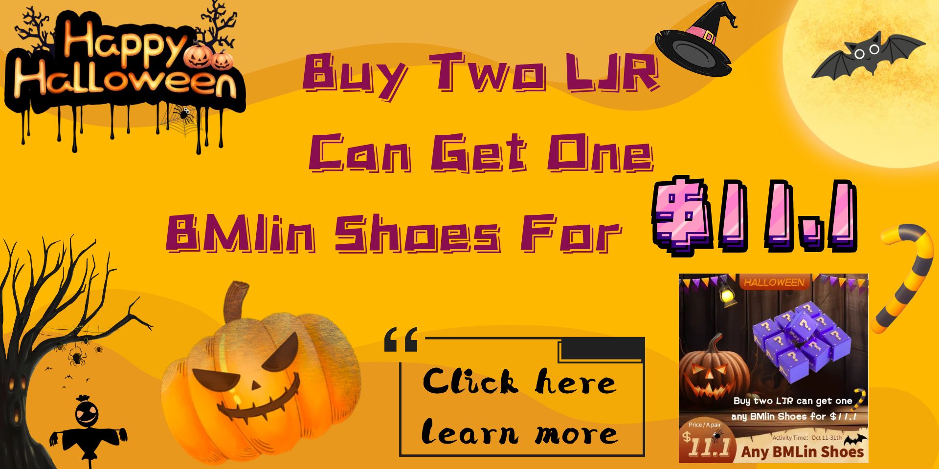 Buy Two LJR Get One BMlin Shoes for 11.1$