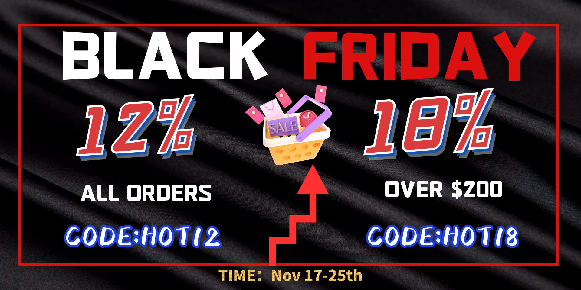 18% maximum discount --Black Friday Event