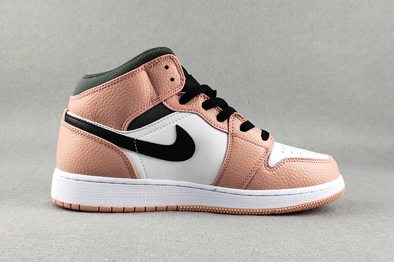  Air Jordan 1 Mid Pink Quartz (GS) 555112-603 [Better Version]