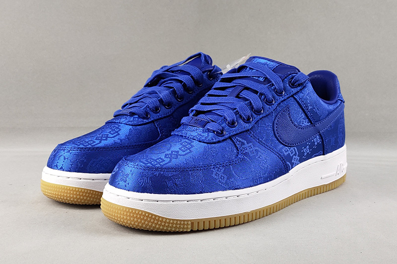  Nike Air Force 1 Low CLOT Blue Silk CJ5290-400 [Top Version]