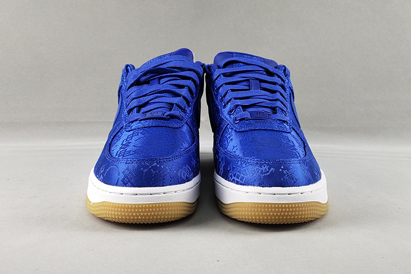  Nike Air Force 1 Low CLOT Blue Silk CJ5290-400 [Top Version]