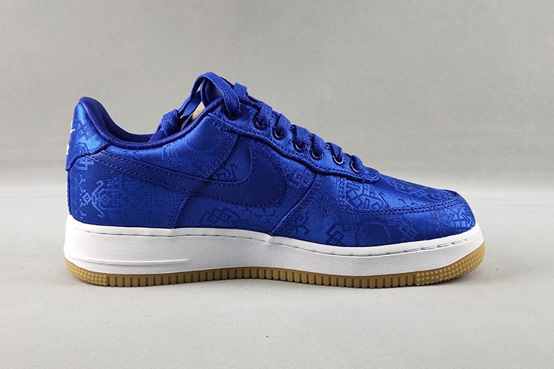  Nike Air Force 1 Low CLOT Blue Silk CJ5290-400 [Top Version]