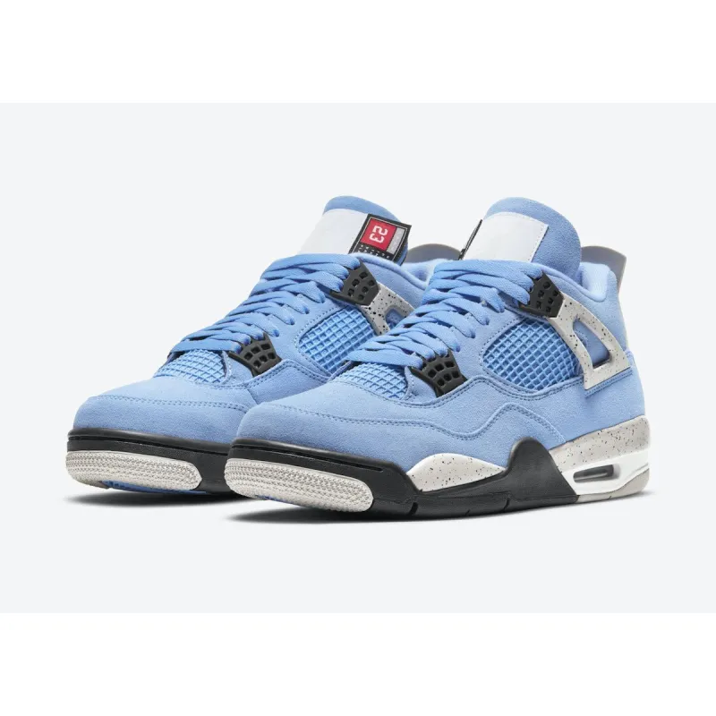 Air Jordan 4 Retro University Blue CT8527-400 [Top Version]