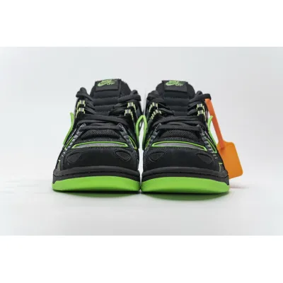 Nike Air Rubber Dunk Off-White Green Strike CU6015-001 [Top Version] 02
