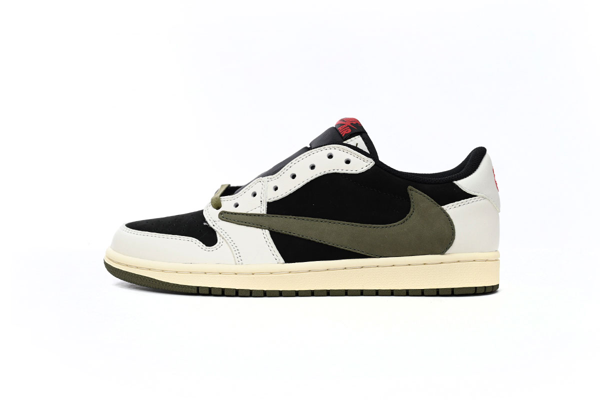 Air Jordan 1 Retro Low OG SP Travis Scott Olive (Women's) DZ4137-106 