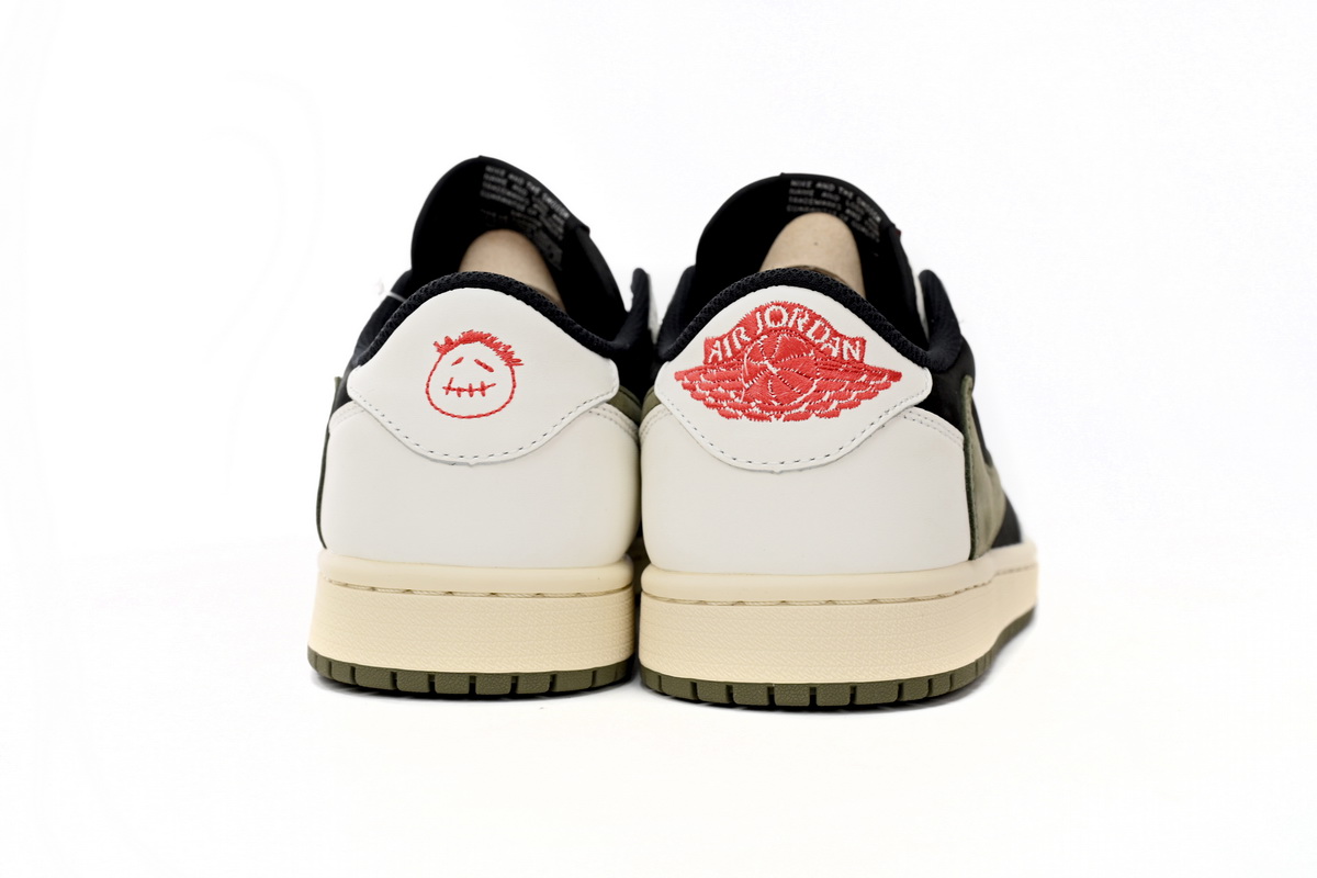 Air Jordan 1 Retro Low OG SP Travis Scott Olive (Women's) DZ4137-106 