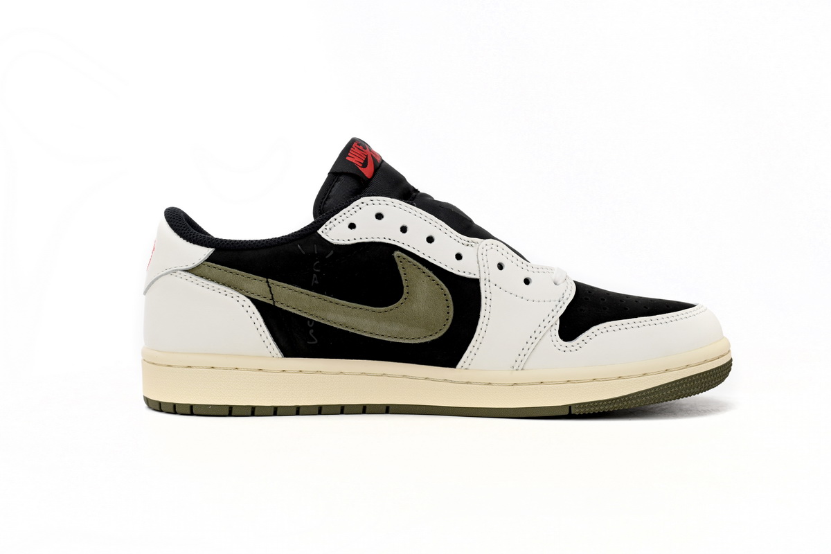 Air Jordan 1 Retro Low OG SP Travis Scott Olive (Women's) DZ4137-106 