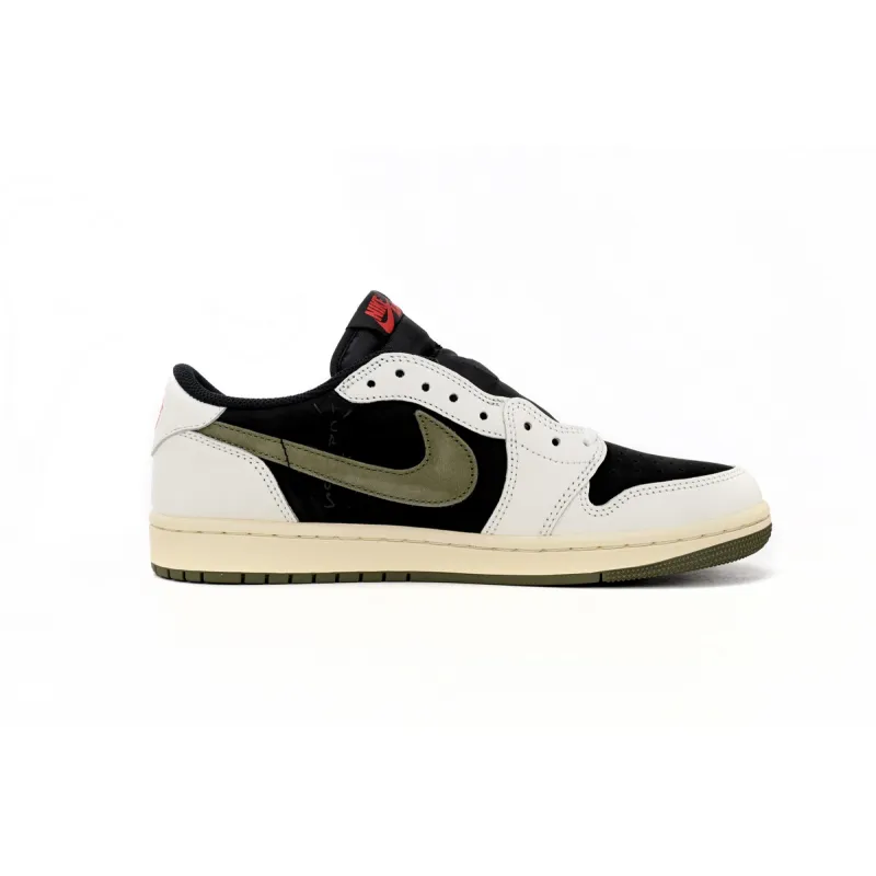 Air Jordan 1 Retro Low OG SP Travis Scott Olive (Women's) DZ4137-106 