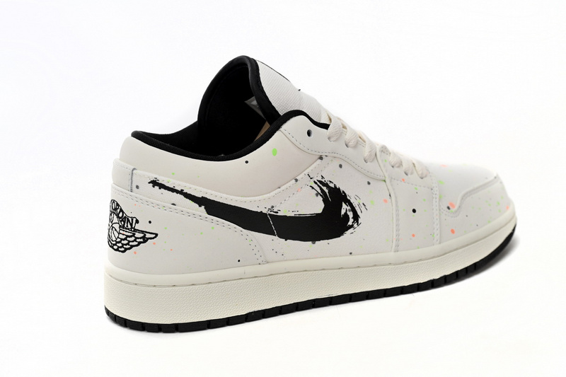 Air Jordan 1 Low SE Paint Splatter (GS) DH3295-100