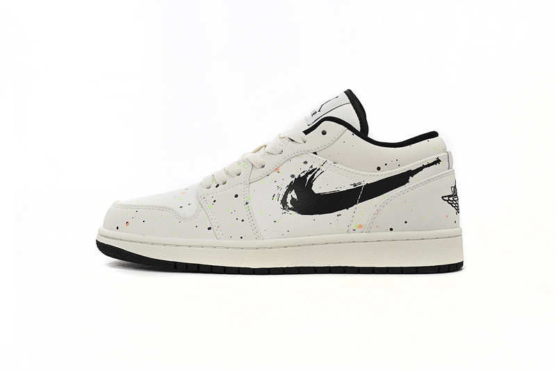 Air Jordan 1 Low SE Paint Splatter (GS) DH3295-100