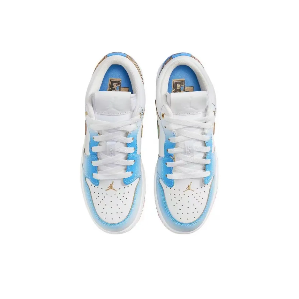 Air Jordan 1 Low SE University Blue Gradient (GS) FN8895-141