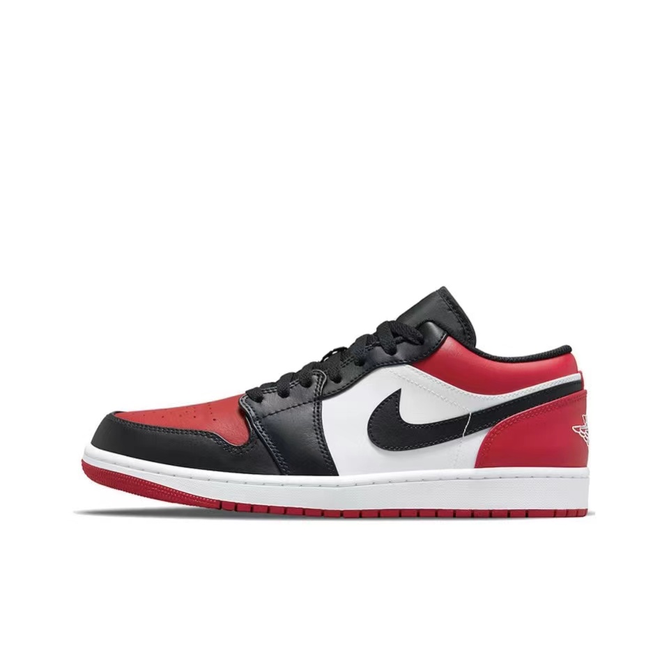 Air Jordan 1 Low Bred Toe 553558-612