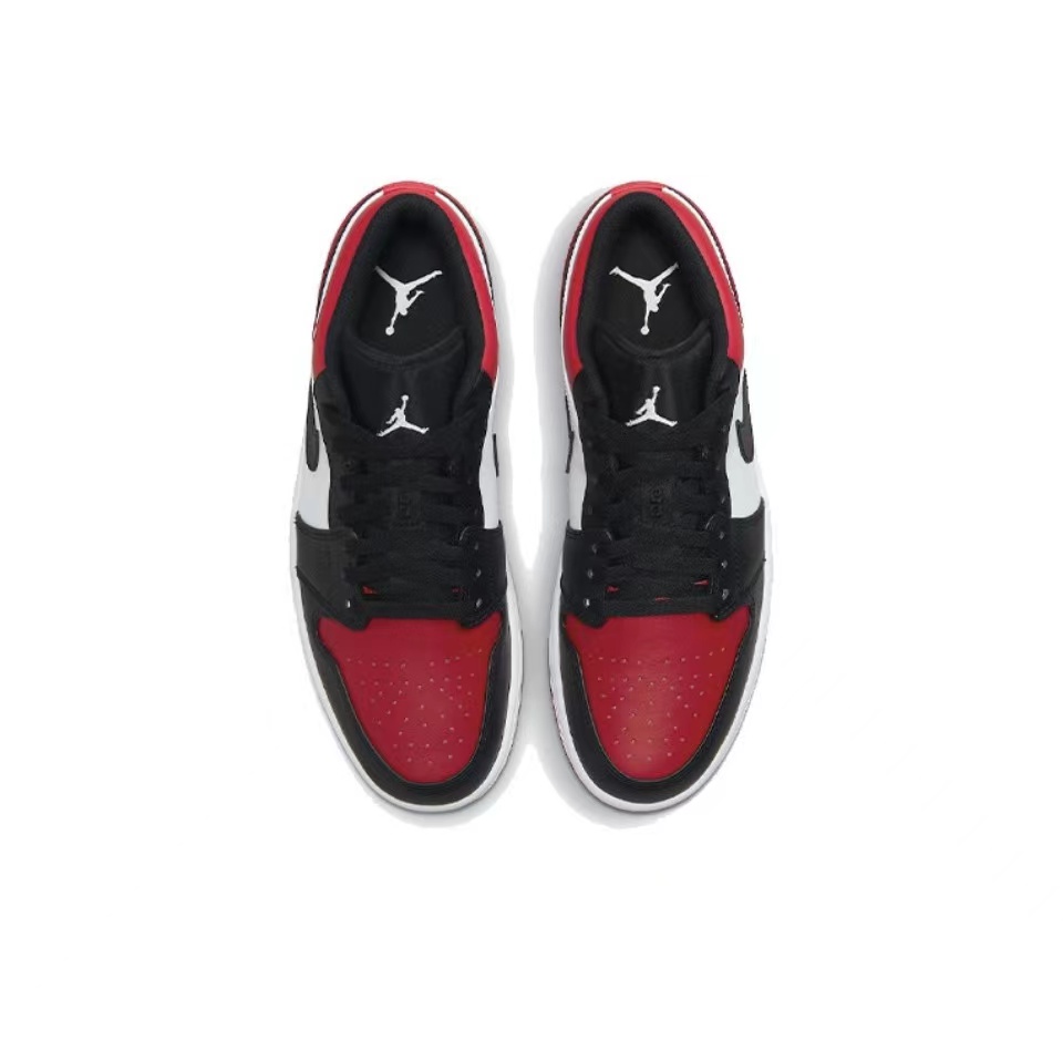 Air Jordan 1 Low Bred Toe 553558-612