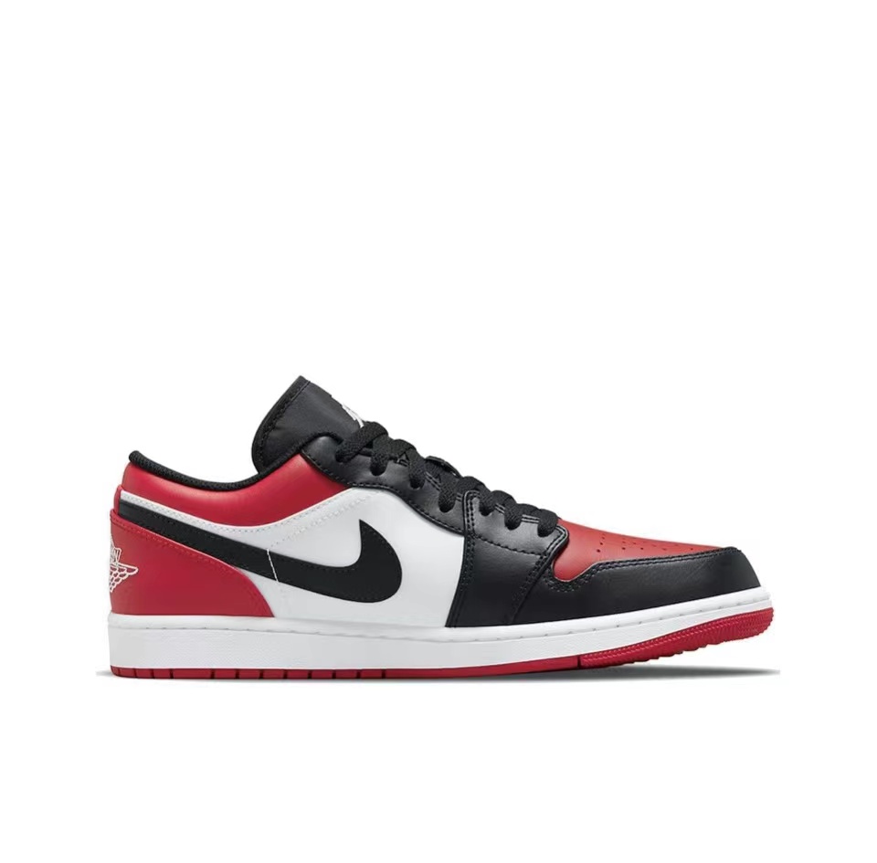 Air Jordan 1 Low Bred Toe 553558-612