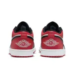 Air Jordan 1 Low Bred Toe 553558-612 