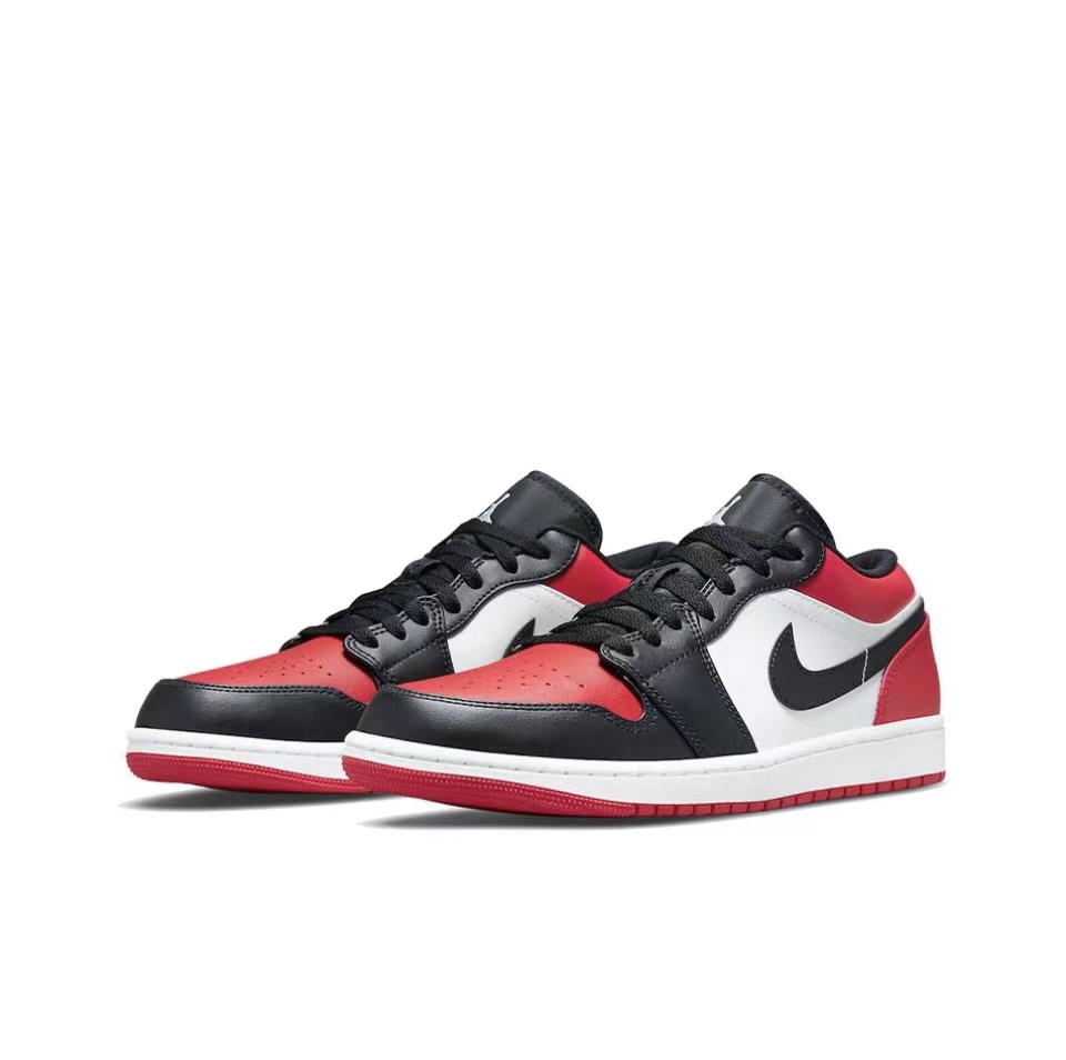 Air Jordan 1 Low Bred Toe 553558-612