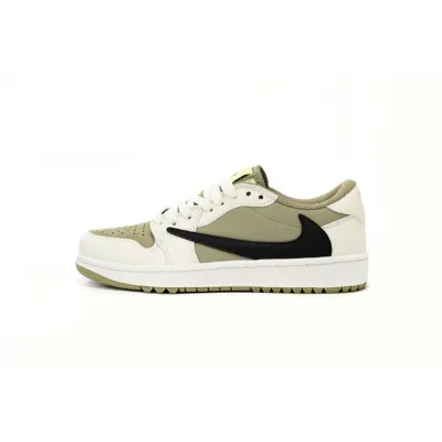  Air Jordan 1 Low Travis Scott x Air Jordan 1 Low Golf “Olive”  FZ3124-200 01