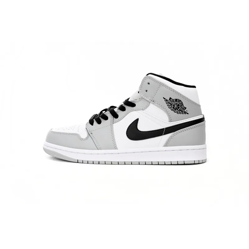 Air  Jordan 1 Mid Light Smoke Grey 554724-092
