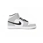 Air  Jordan 1 Mid Light Smoke Grey 554724-092
