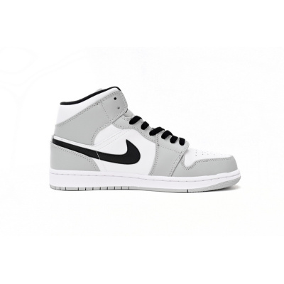 Air  Jordan 1 Mid Light Smoke Grey 554724-092 02